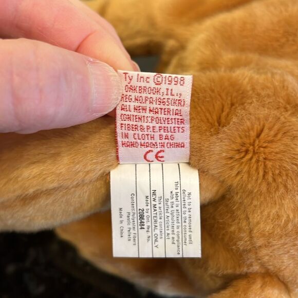 Vintage Ty Beanie Buddy Humphrey The Camel 1998 Retired . With Ear Tag - Picture 13 of 13
